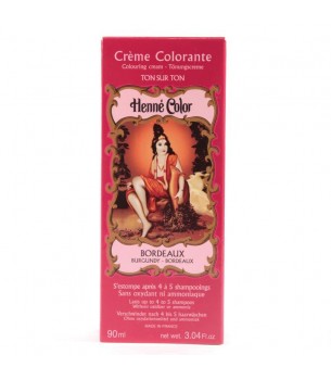 Burgundy Henne Henna Liquid Hair Dye Colouring Cream