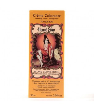 Copper Gold Blonde Henne Henna Liquid Hair Dye Colouring Cream