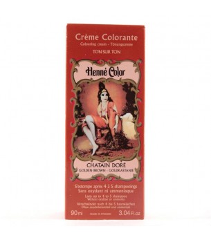 Golden Brown Henne Henna Liquid Hair Dye Colouring Cream