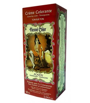 Mahogany Henne Henna Liquid Hair Dye Colouring Cream